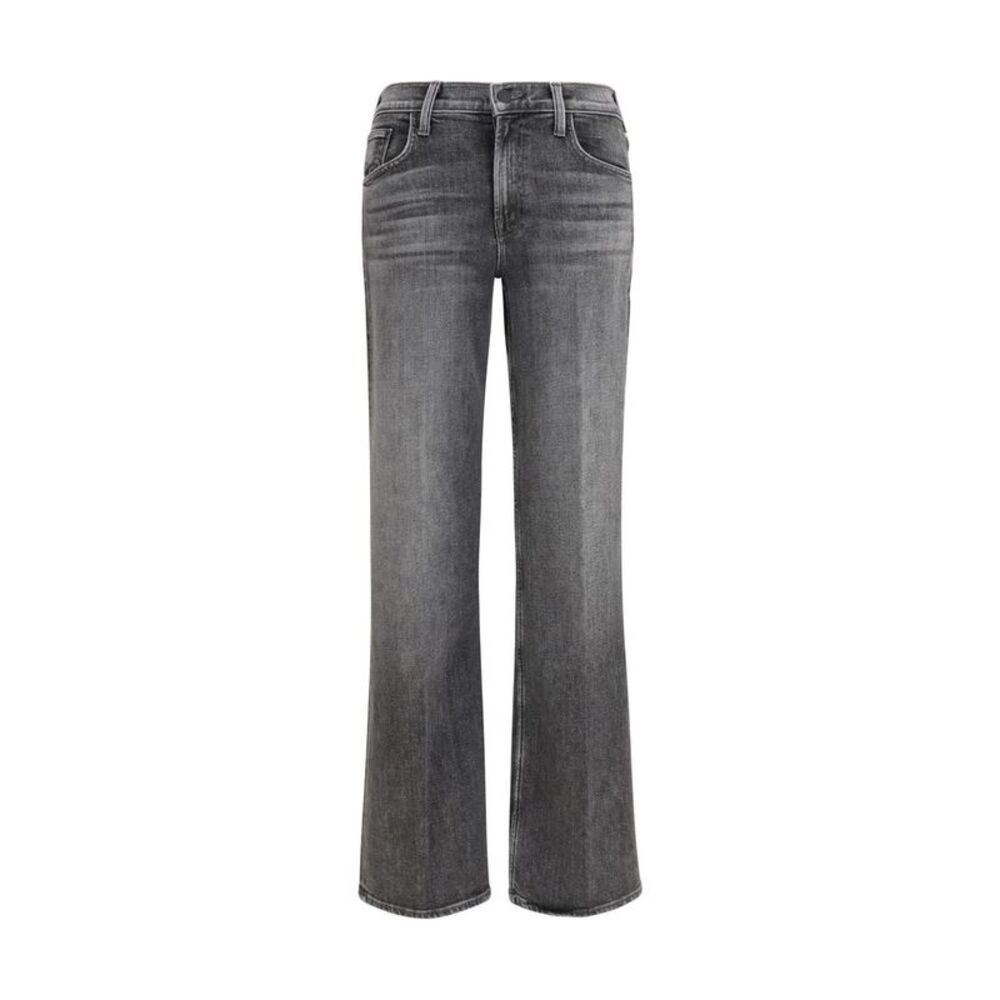 Mother Denim Gray Cotton Bootcut Women's Jeans